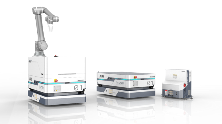 z6.com數位開發的自主式移動機器人（AMR250M），搭配全向輪並結合AI演算法、2D LiDAR、3D攝影機等技術，協助客戶實現產線全自動化